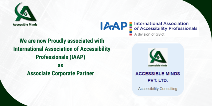 Accessible Minds In collaboration with International Association of Accessibility Professionals (IAAP) as Associate Corporate Partner