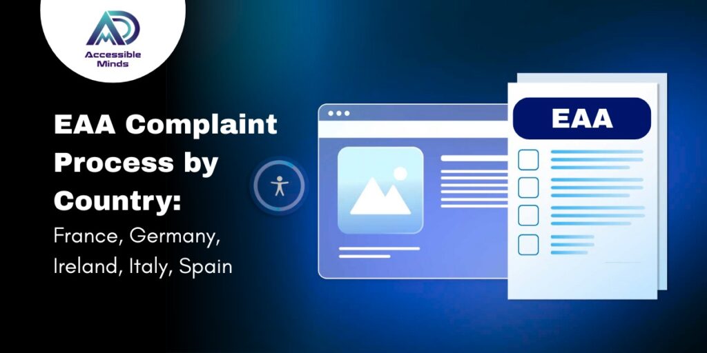 EAA Complaint Process by Country: France, Germany, Ireland, Italy, Spain