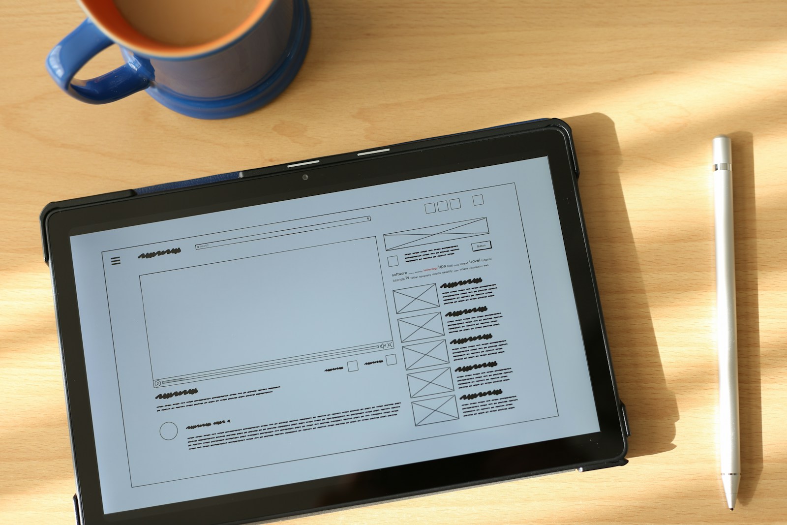http://a%20tablet%20computer%20sitting%20on%20top%20of%20a%20wooden%20table